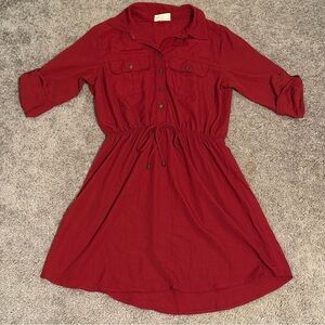 Women’s Burgundy Dress